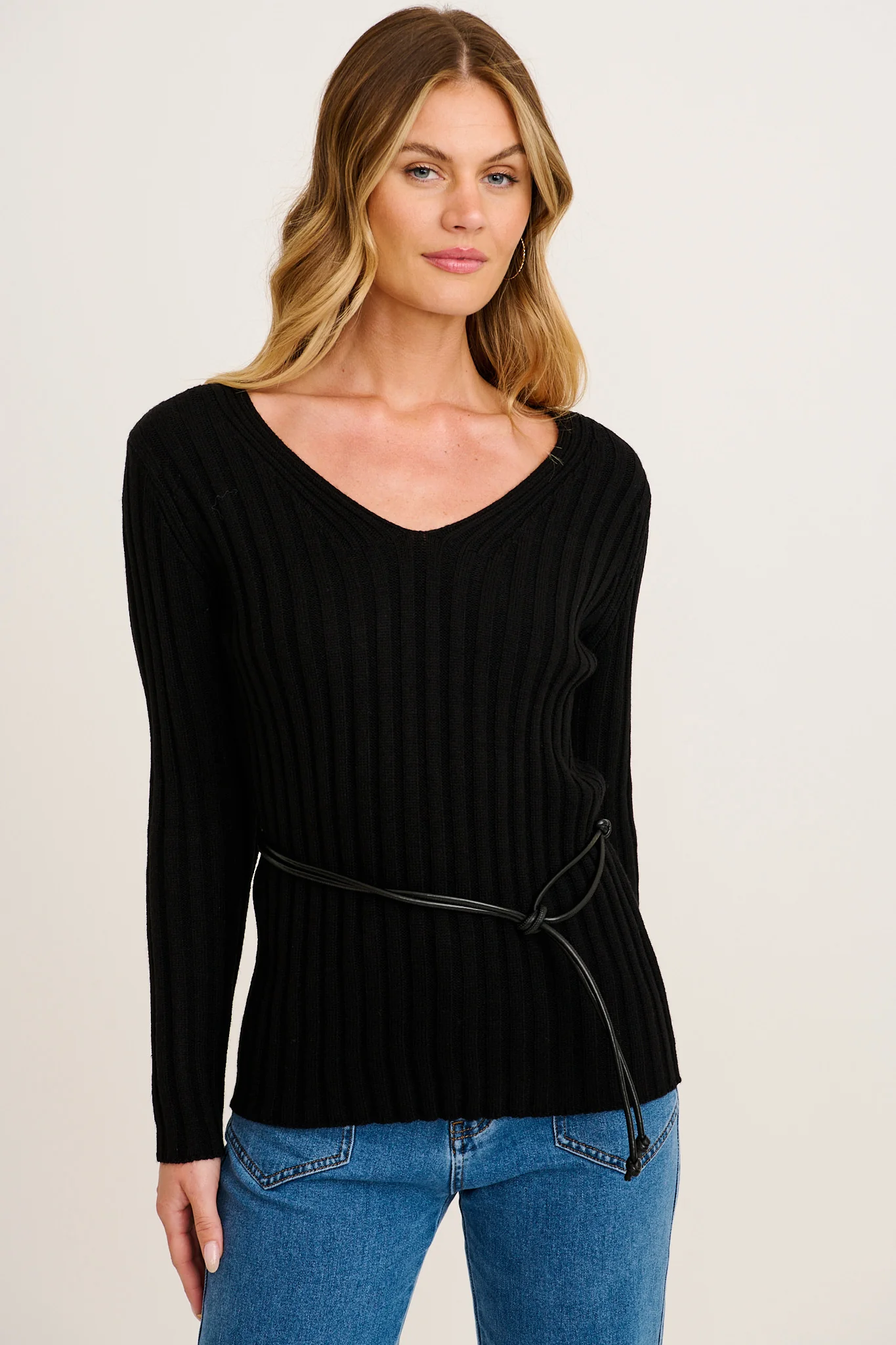 Sculpted Knit in Black