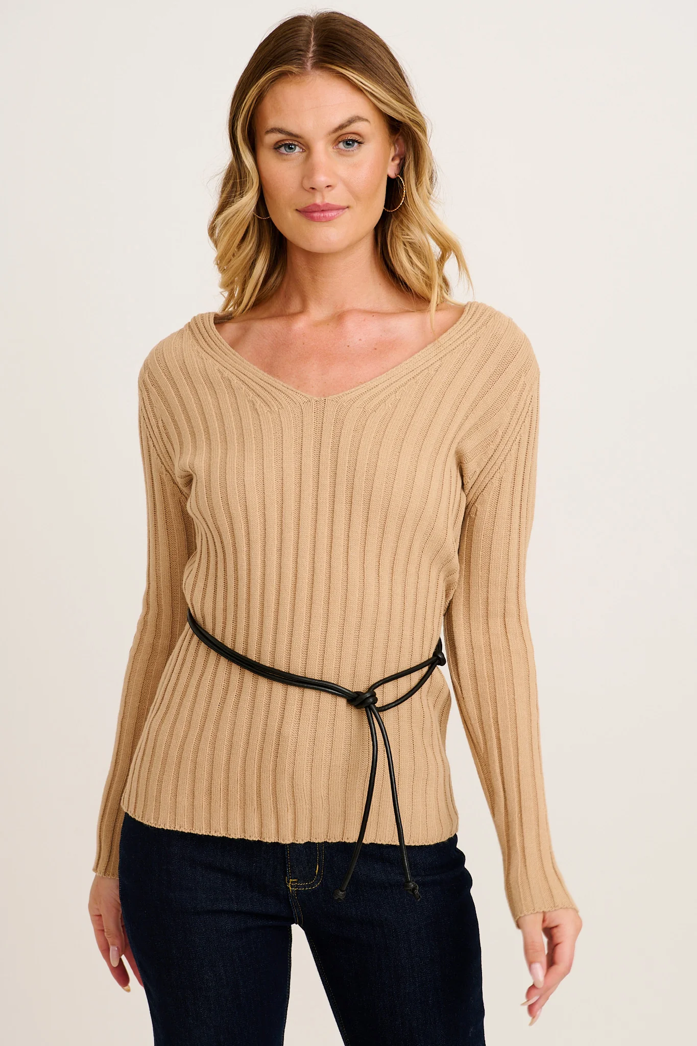 Sculpted Knit in Taupe