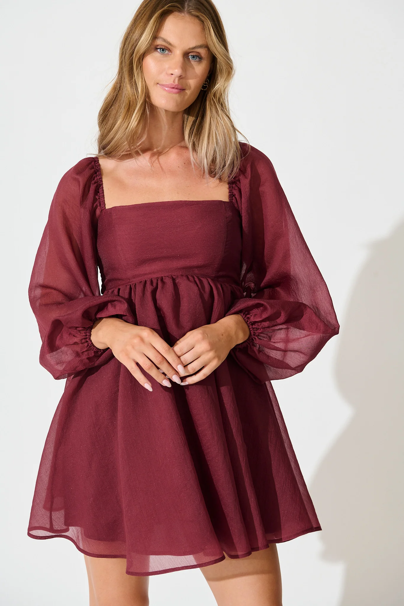 Seduction Dress in Wine - Image 2
