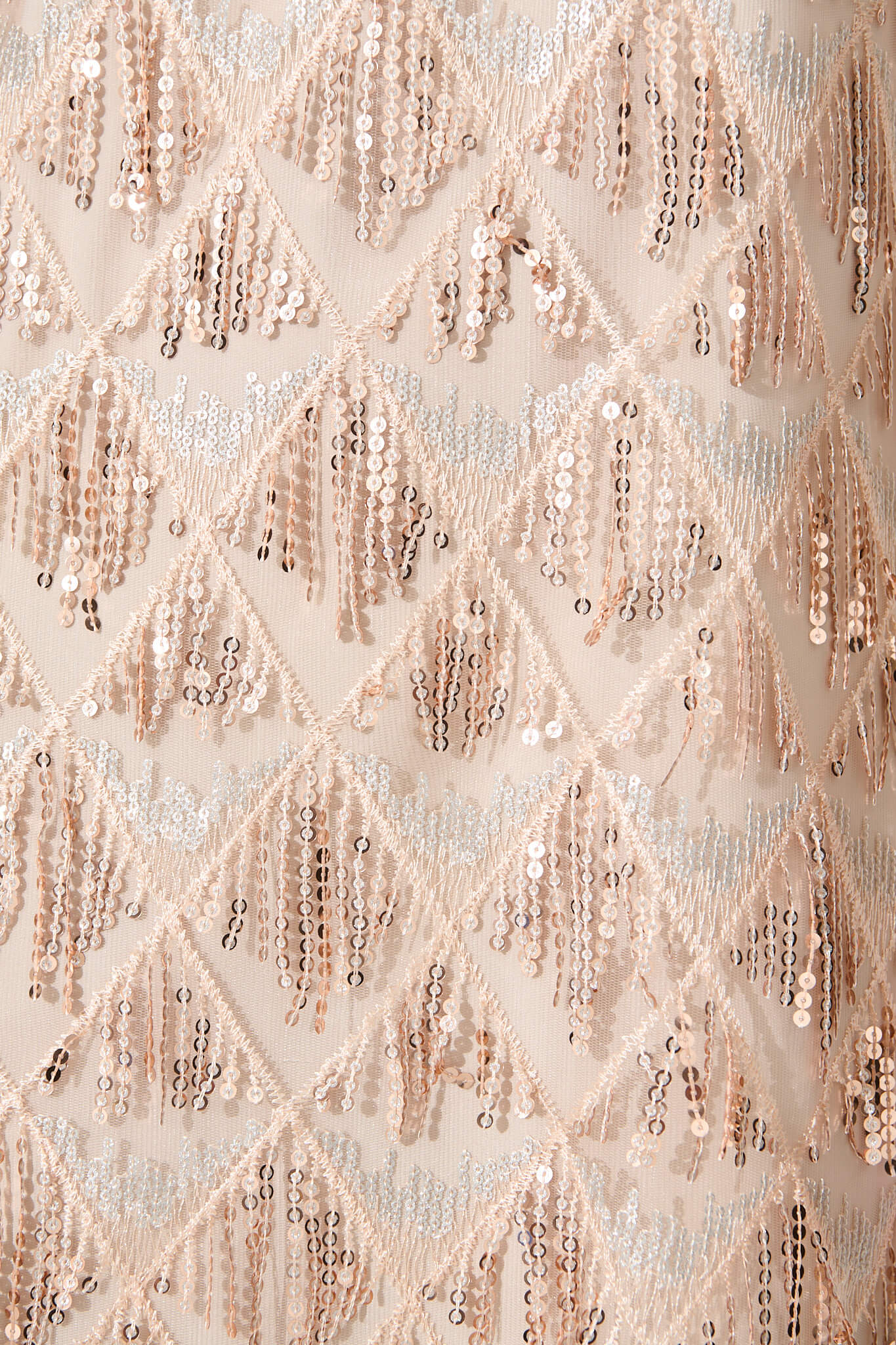 See Me Dress In Rose Gold Sequin - Image 10