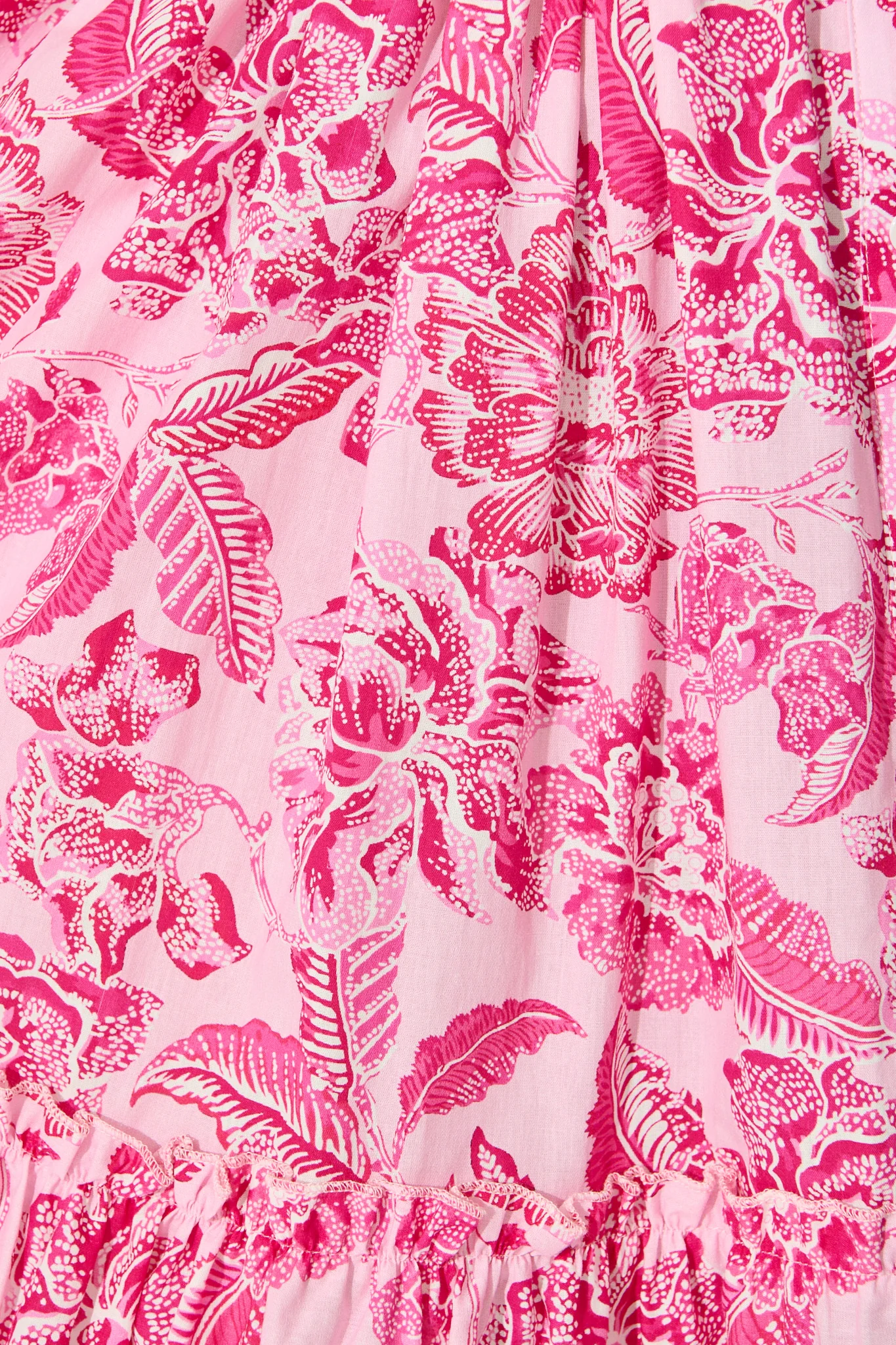 Seraya Dress in Pink Floral Cotton - Image 6