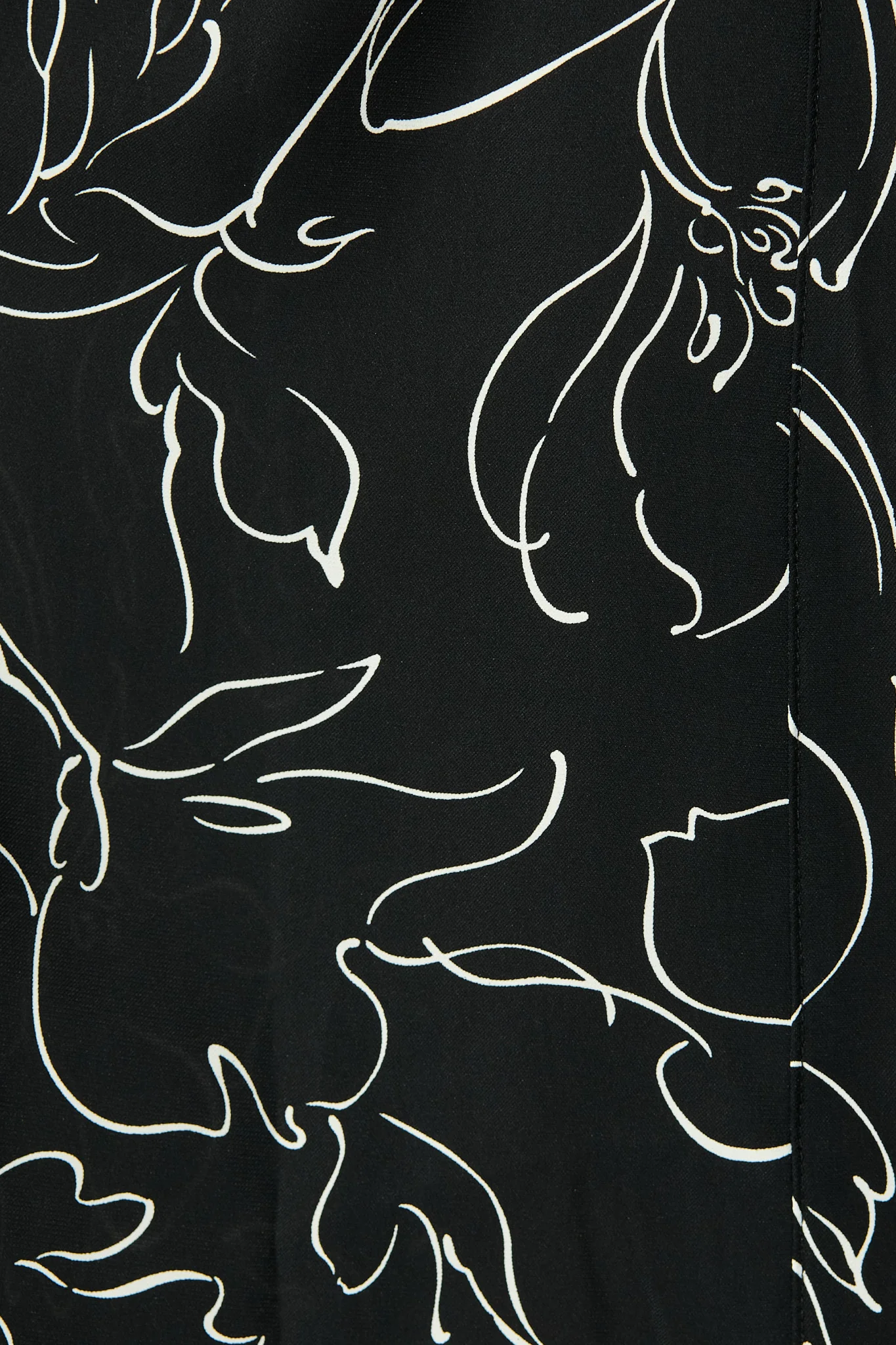 Sienna Midi Shirt Dress in Black and White Print - Image 6