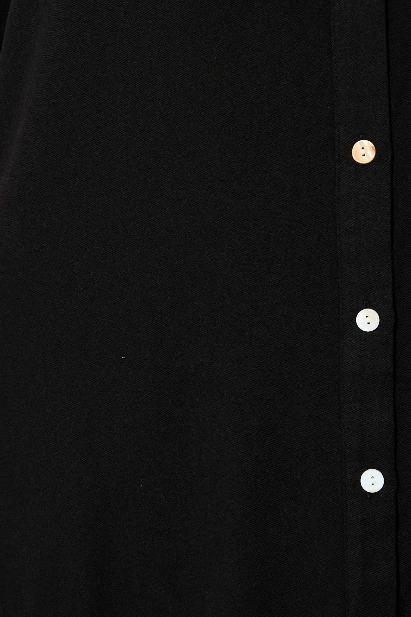 Silvena Midi Shirt Dress in Black - Image 7