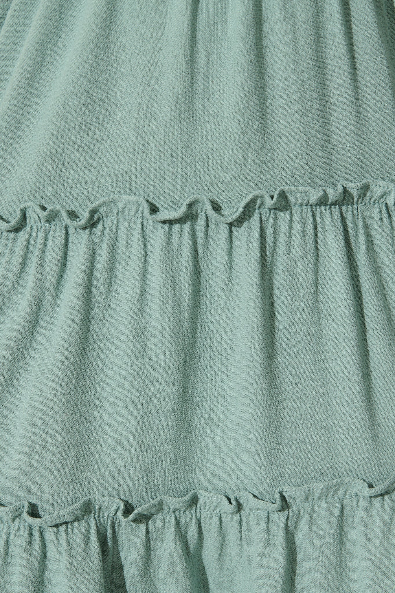 Sofiya Dress in Sage Linen Blend - Image 6