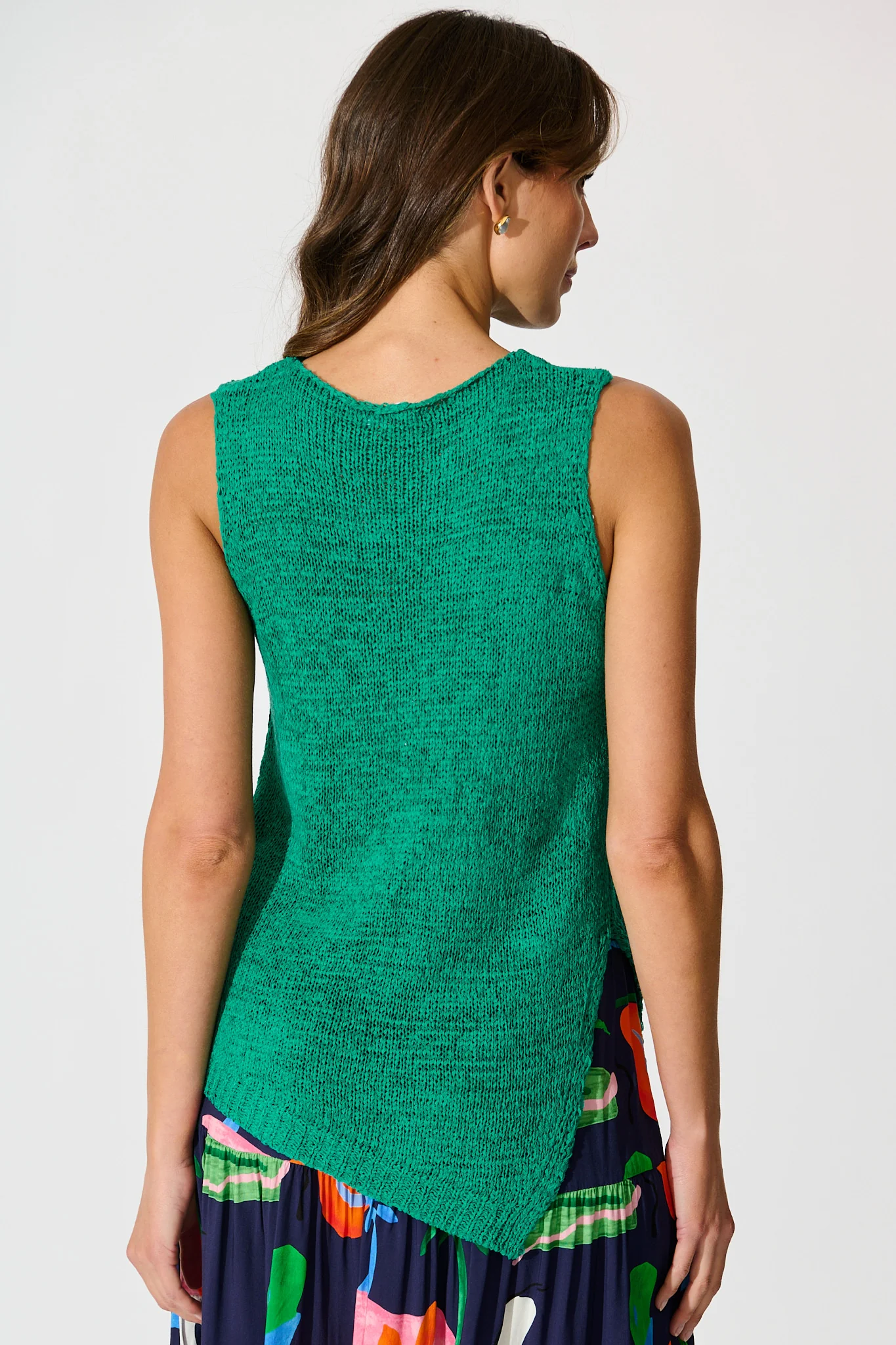 Soft Touch Knit Top in Teal - Image 3