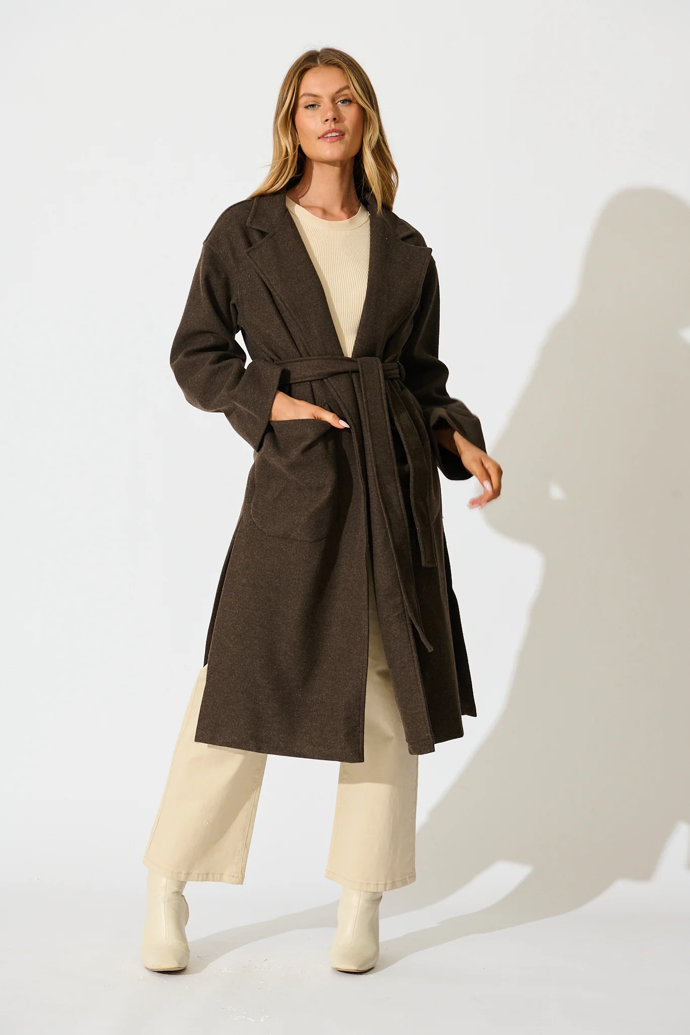 Sonata Coat in Chocolate - Image 3