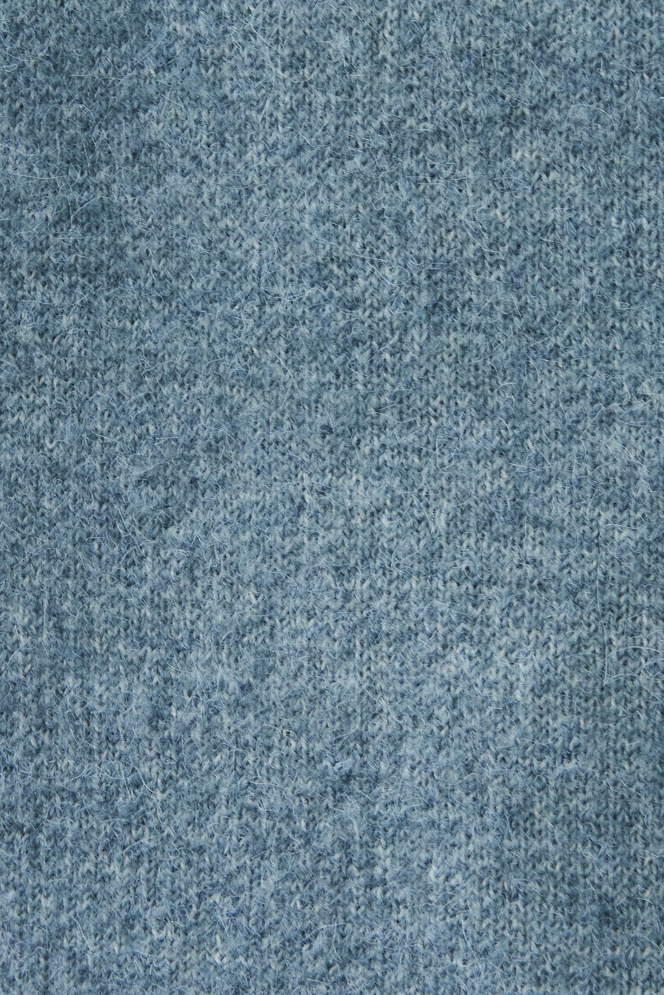 St Ives Coatigan In Blue Wool Blend - Image 9