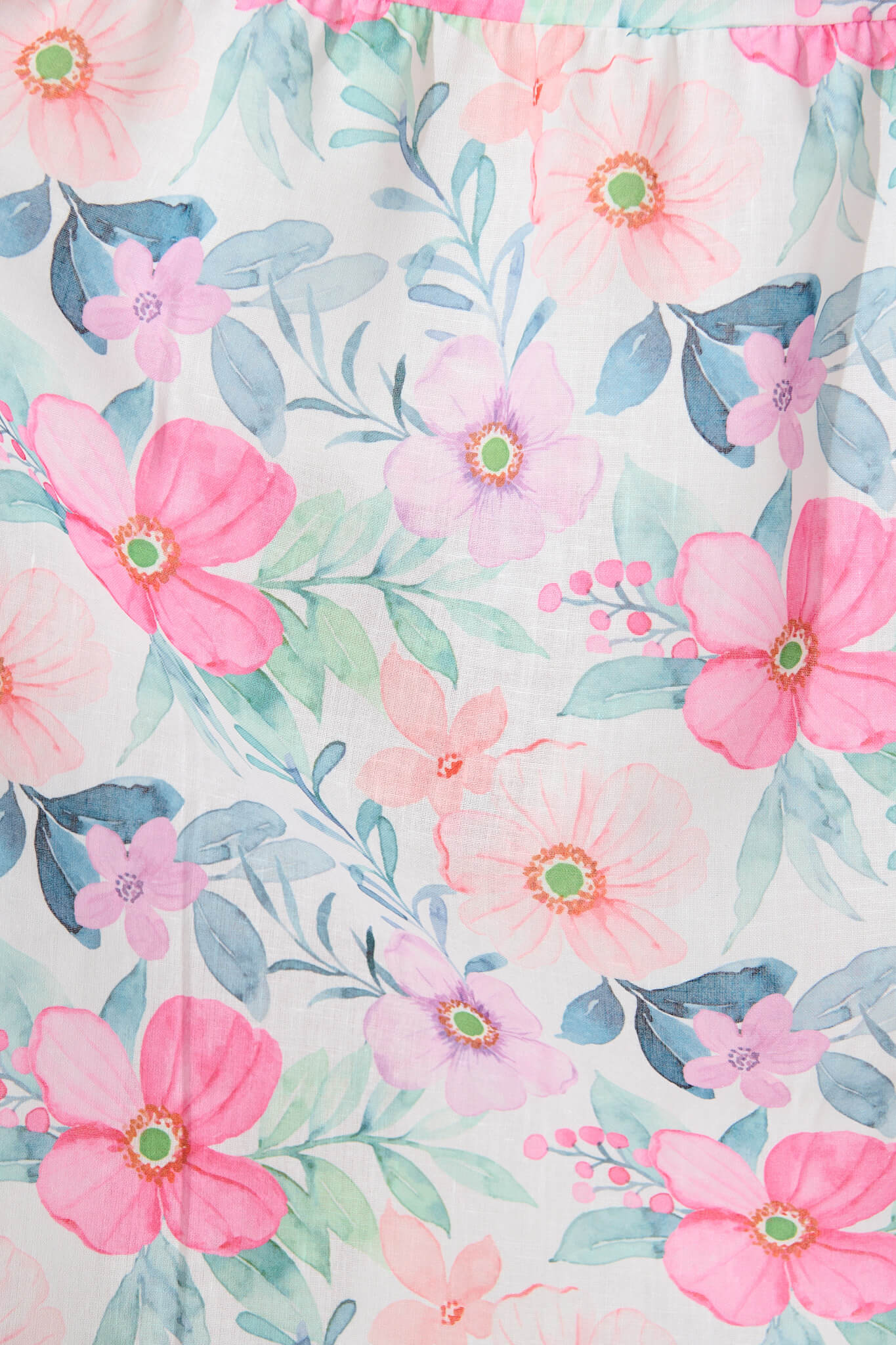 Stargazer Midi Dress in Multi Pink Floral Cotton Blend - Image 6