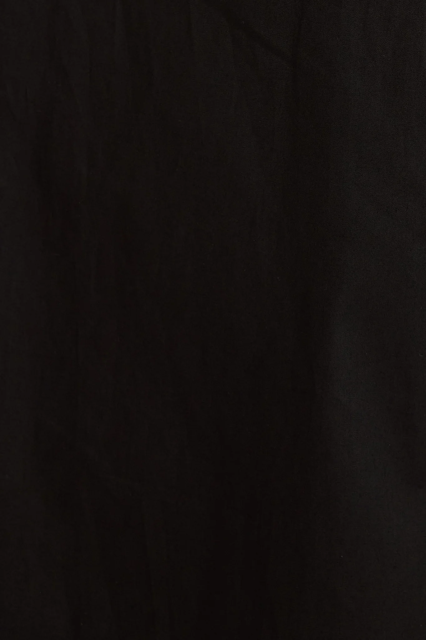 Stylish Structure Maxi Skirt in Black Cotton - Image 6