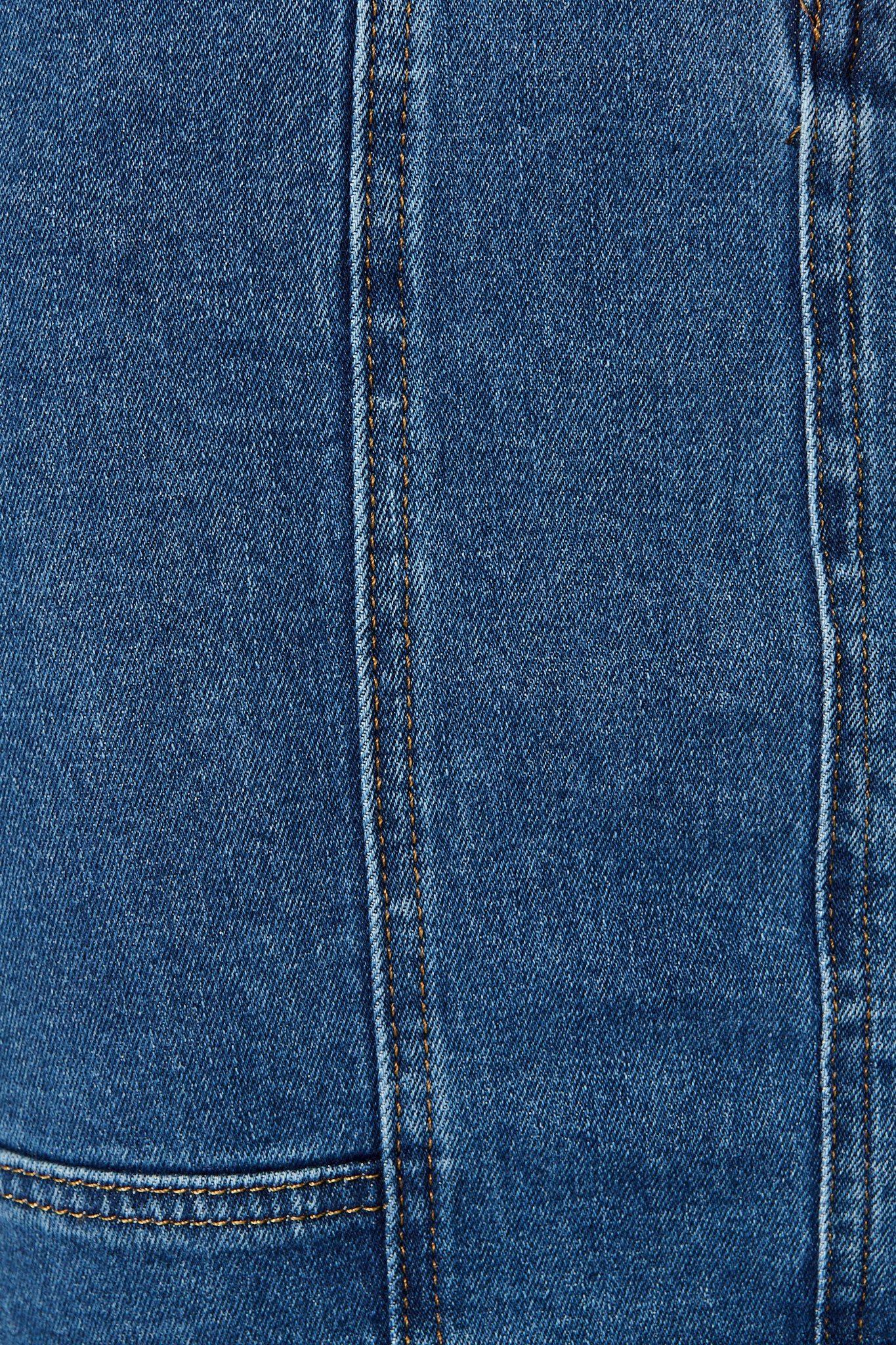 Sundae Denim Skirt in Dark Blue Wash - Image 6