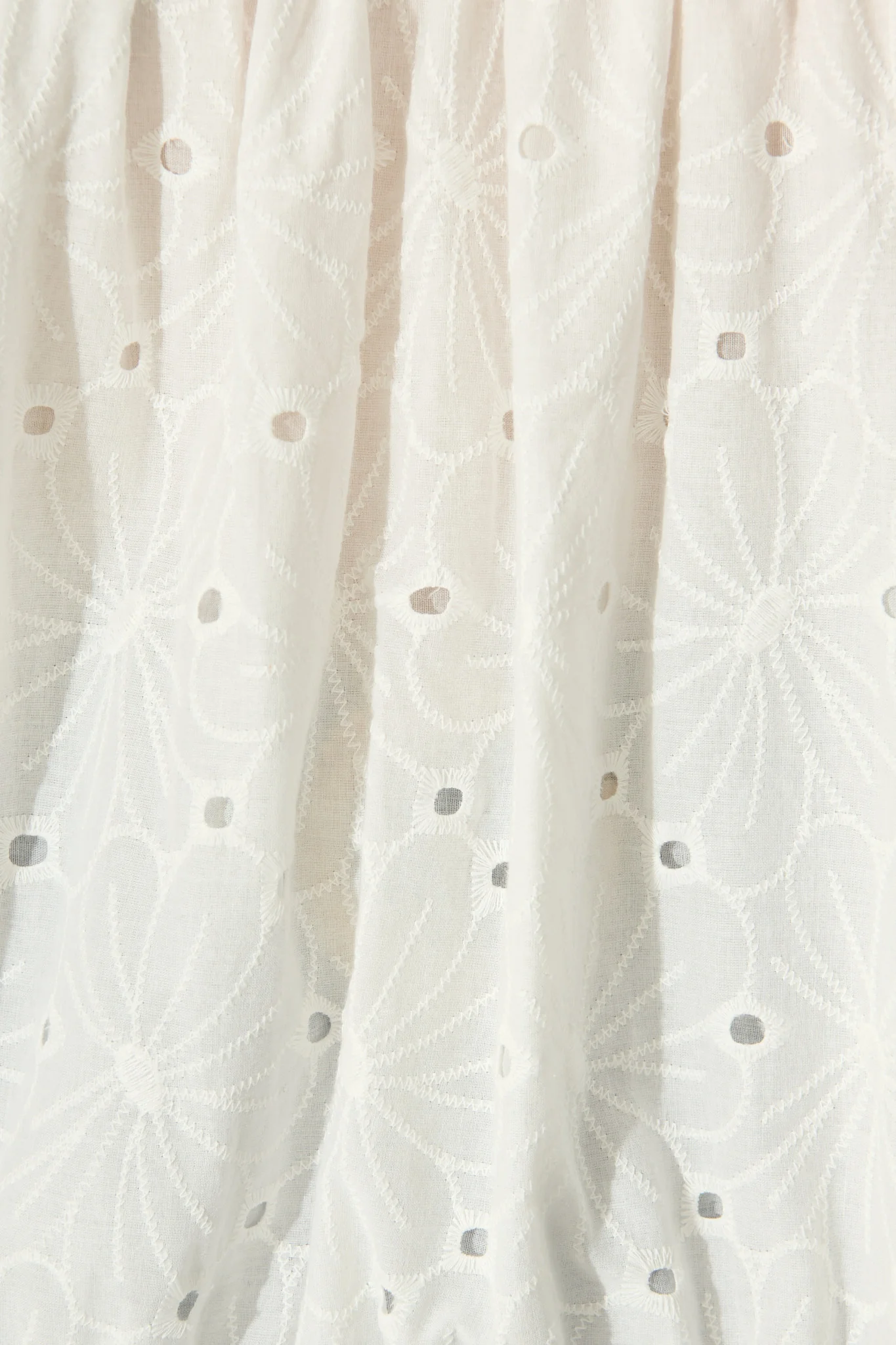 Tahlie Top in White Broderie Cotton - Image 6