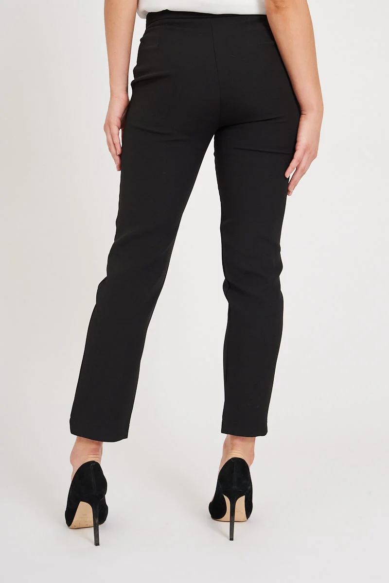Tally Tapered Pants In Black - Image 4