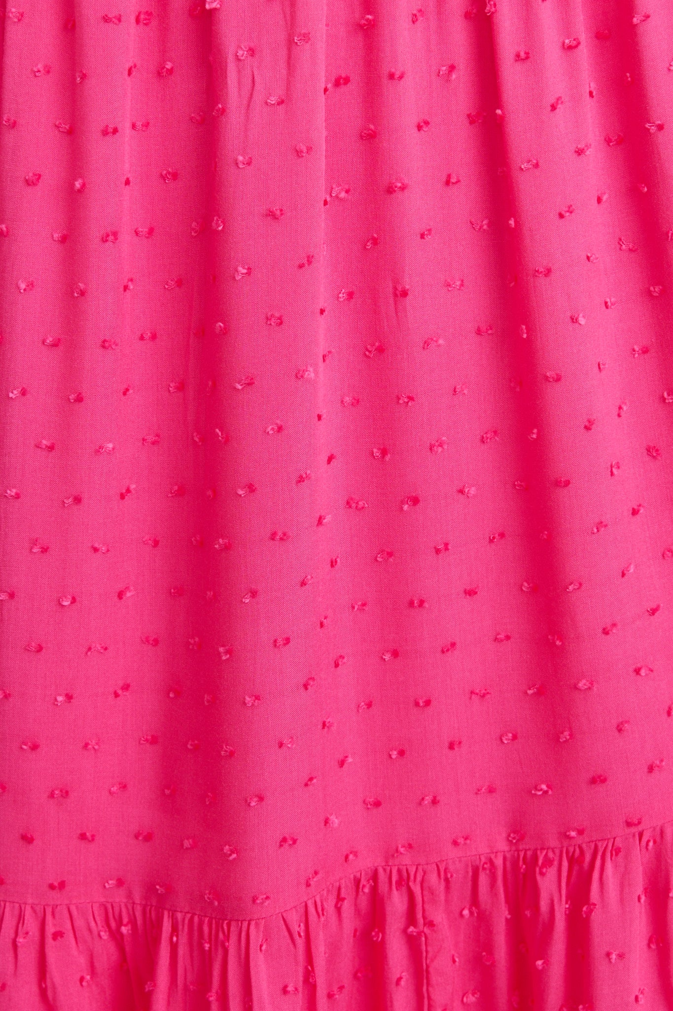 Tanica Smock Dress in Hot Pink Swiss Dot - Image 6