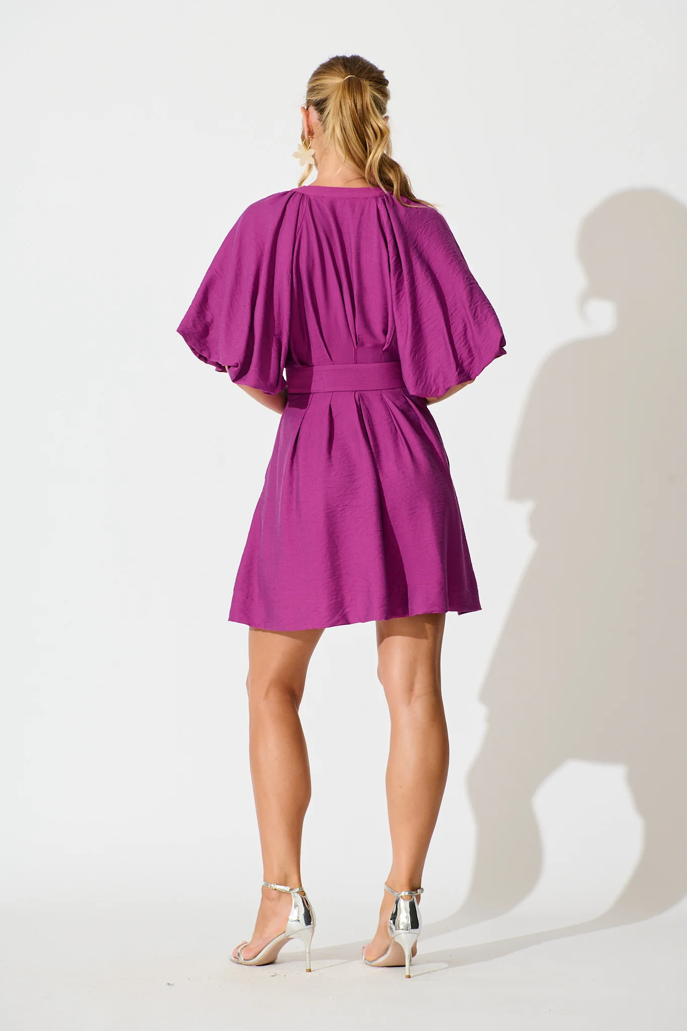 Teagan Dress in Plum - Image 8
