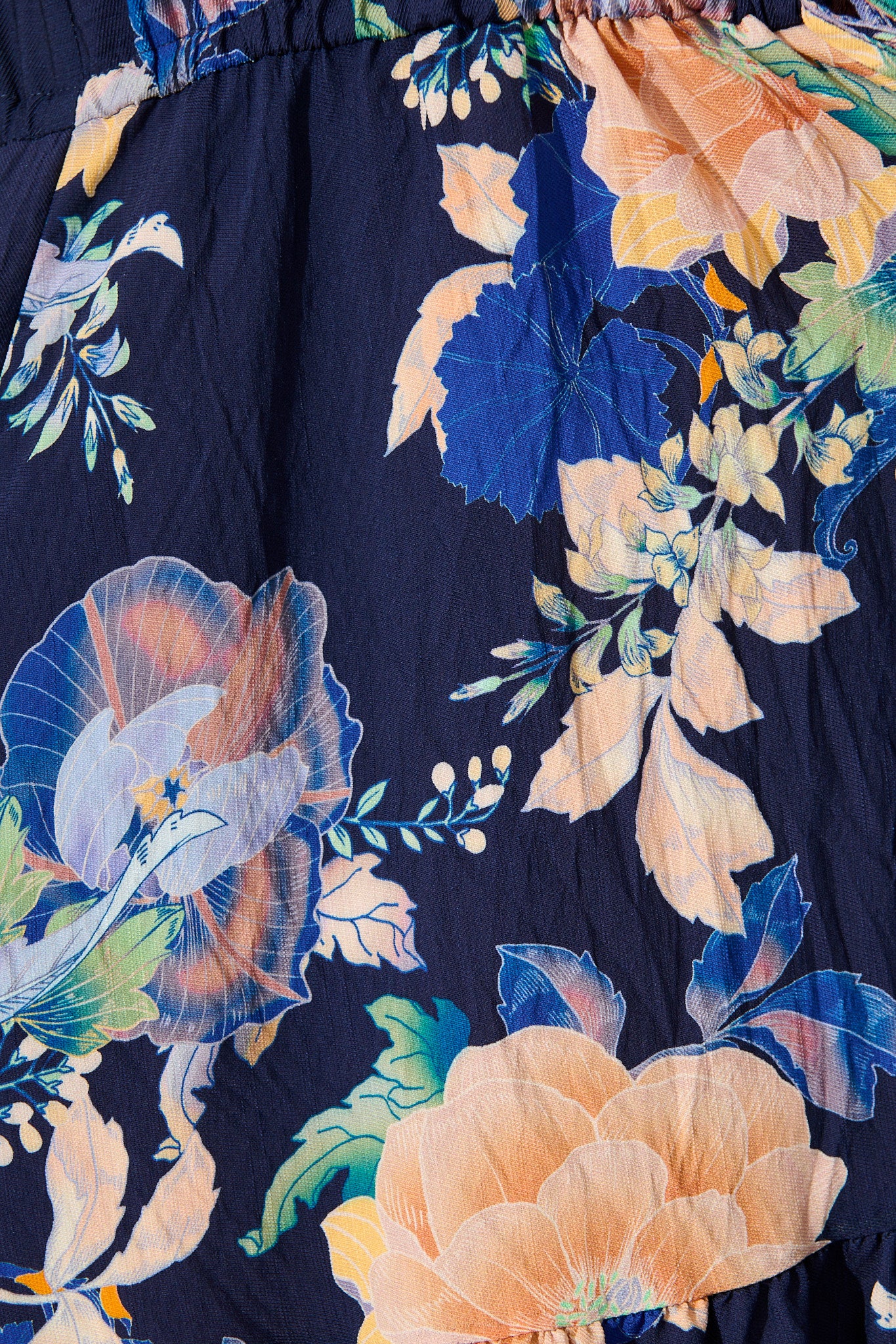 Tenaya Dress In Navy with Multi Floral - Image 6