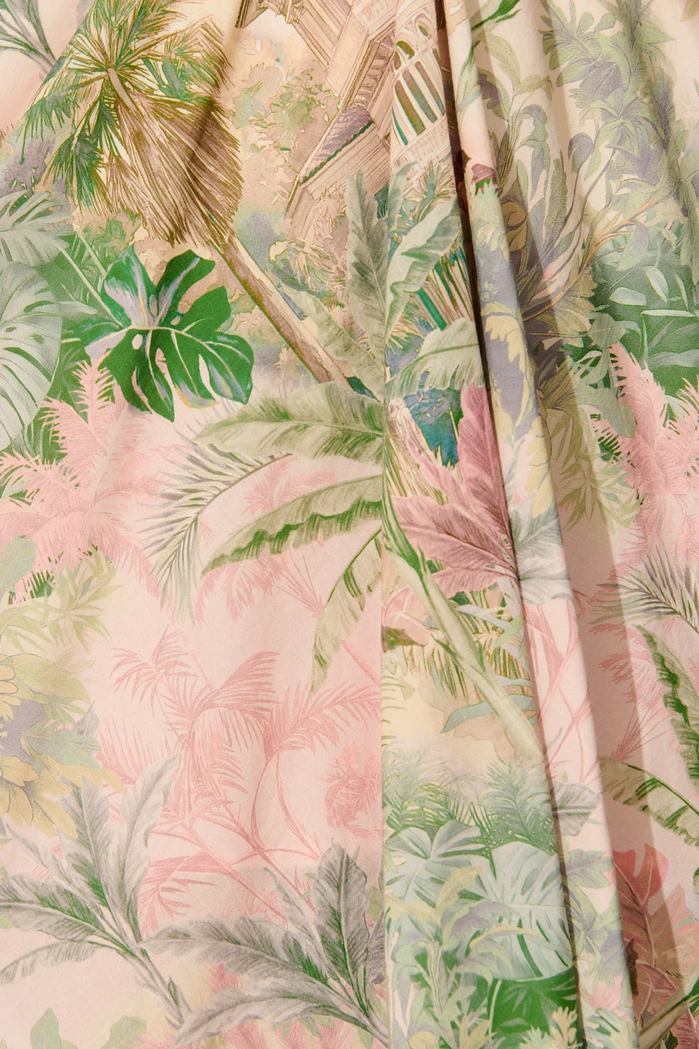 The Eden Palm Dress in Multi Palm Tree Print - Image 11