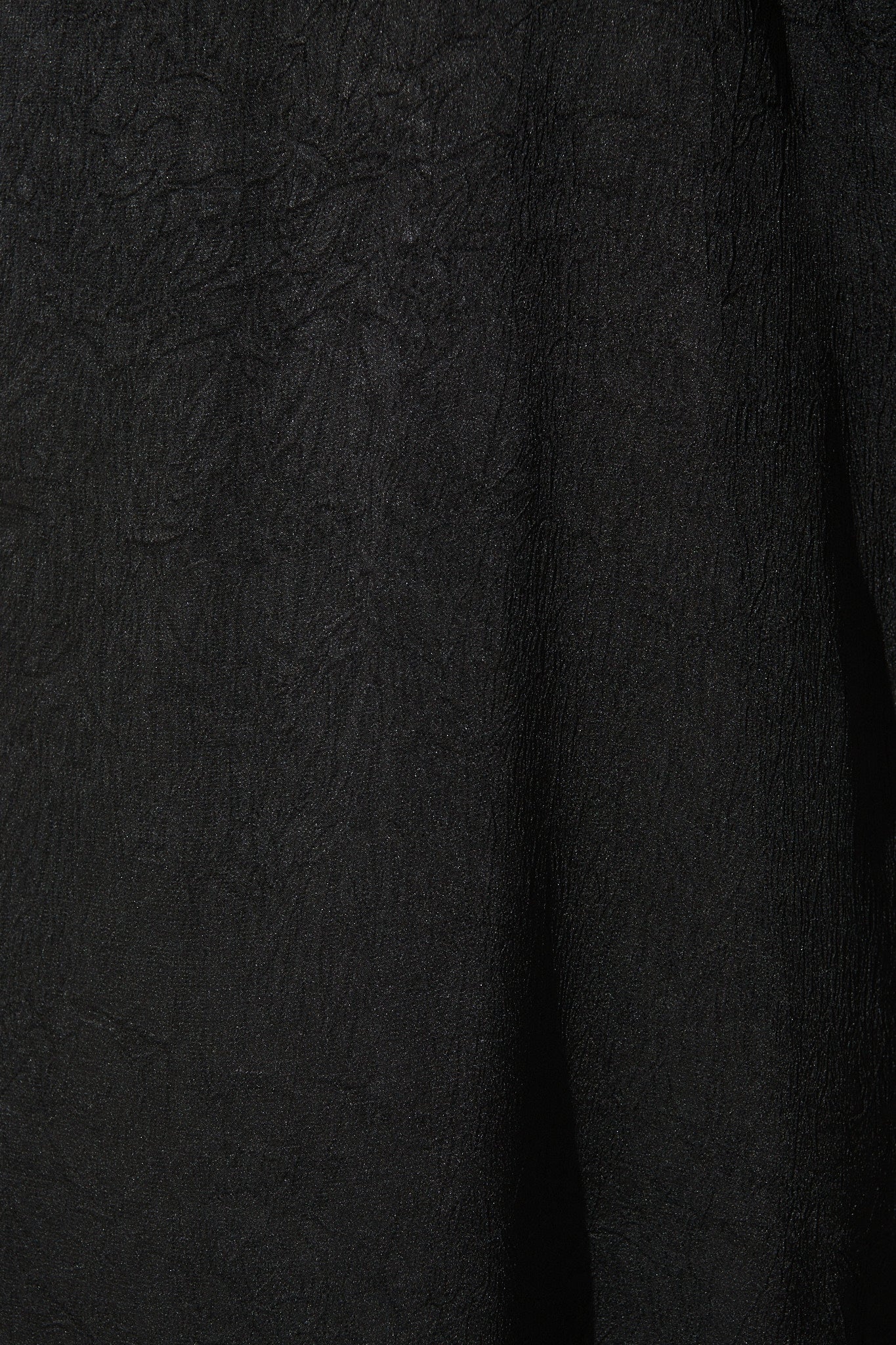 The moment Maxi Dress in Black Crinkle Satin - Image 6