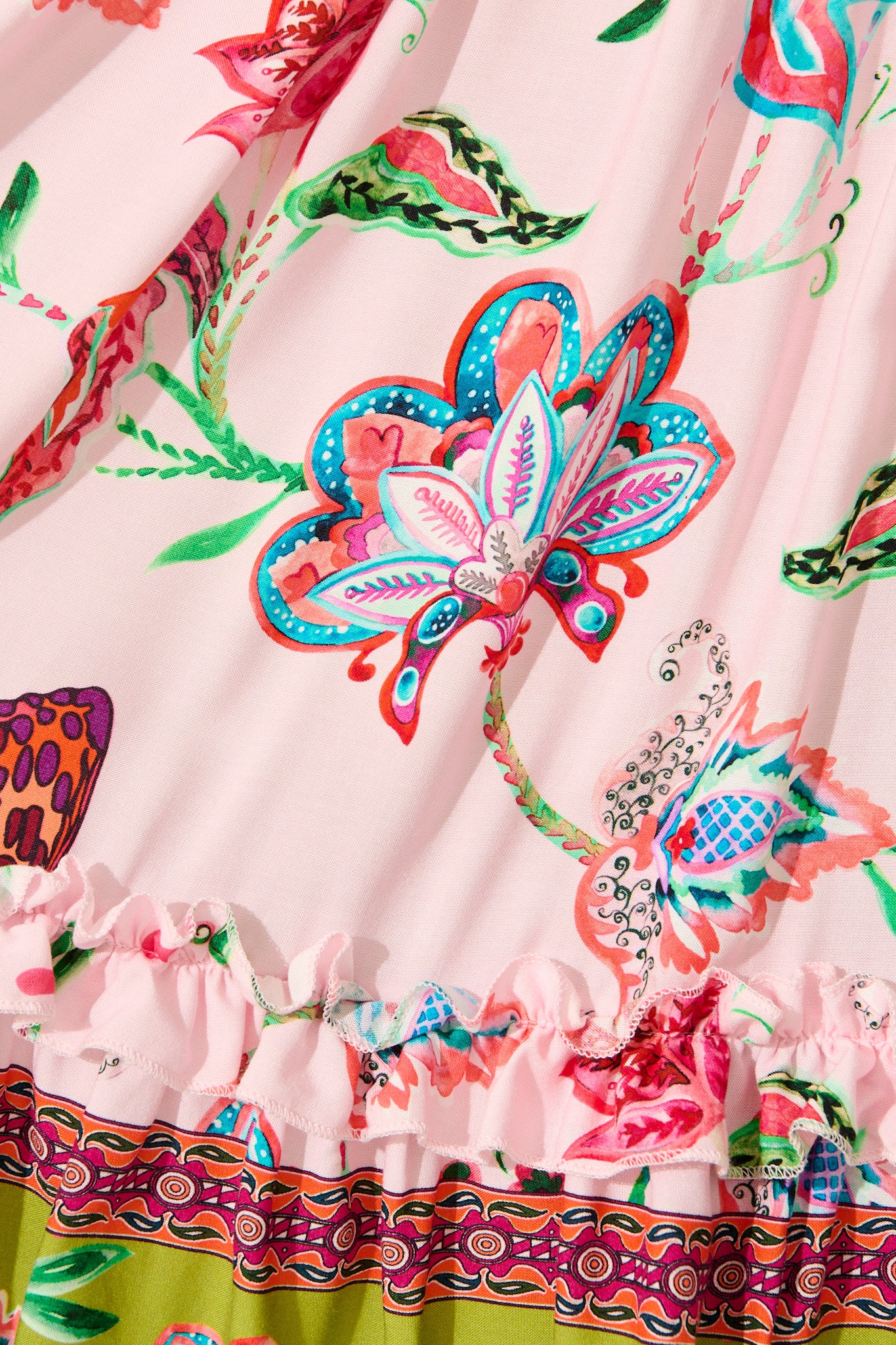 Tiley Dress in Pink Multi Boho Print - Image 6
