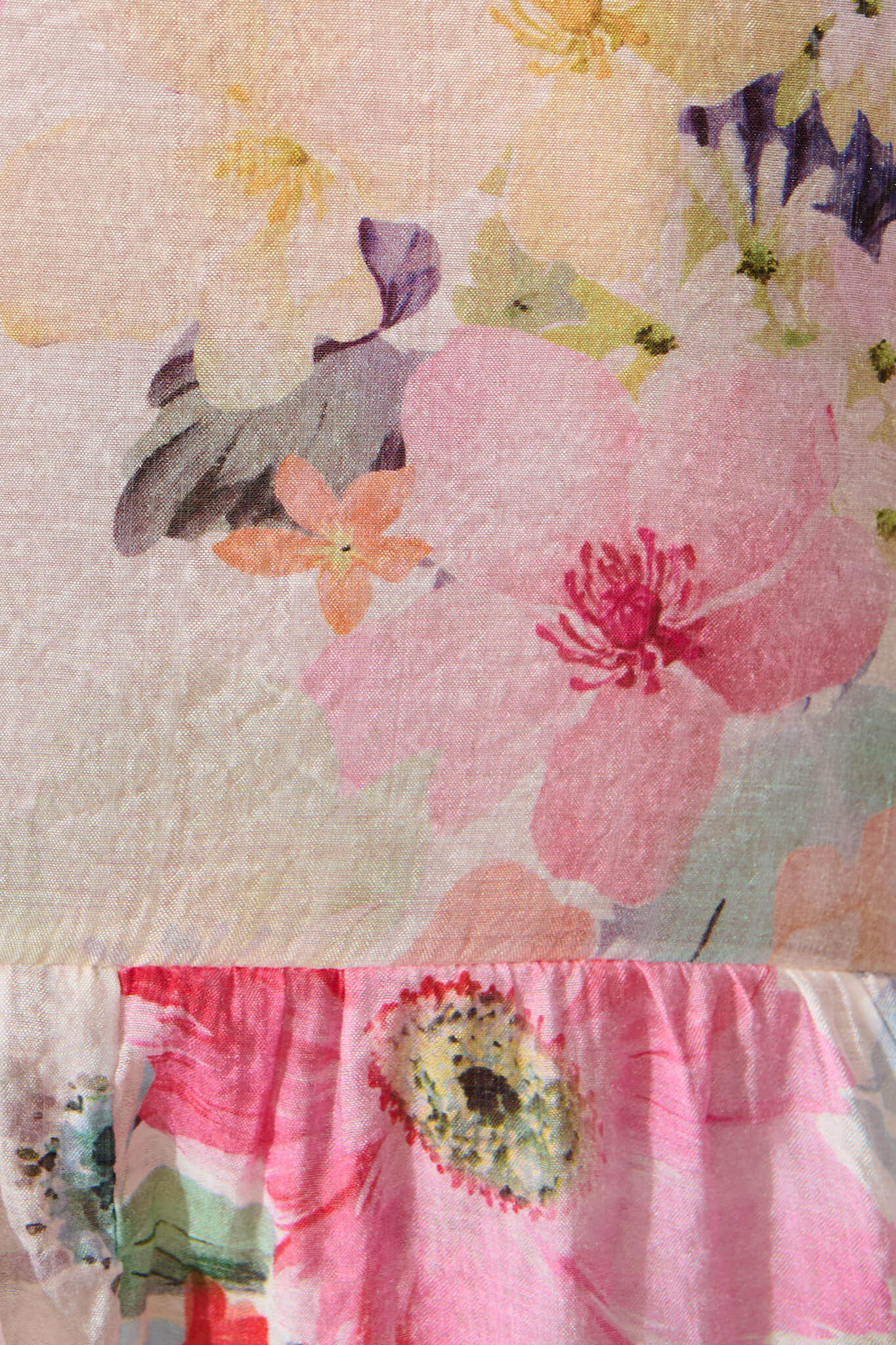 Toria Top in Pastel Watercolour Floral - Image 6