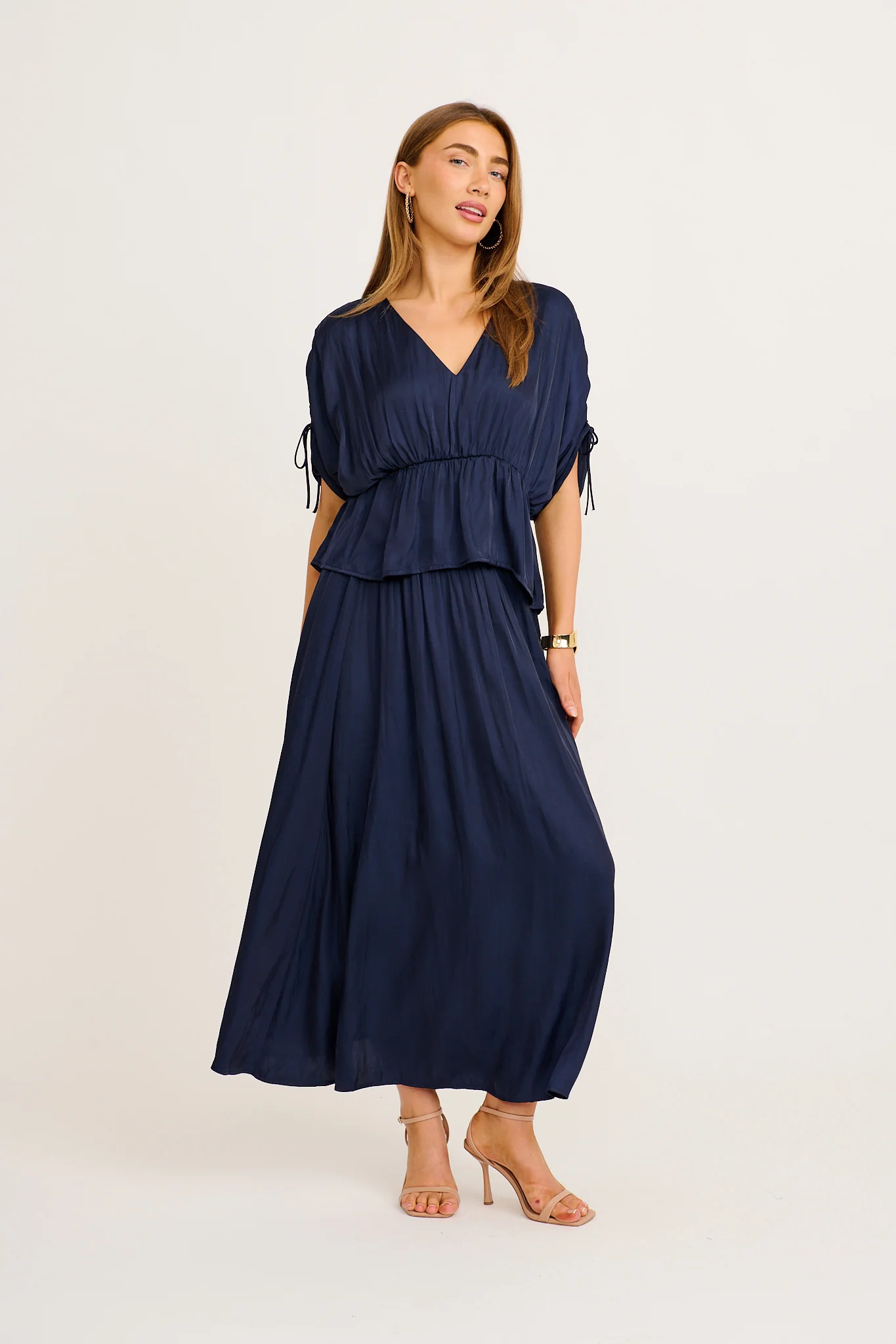 Ultimate Style Top in Navy Satin - Image 4