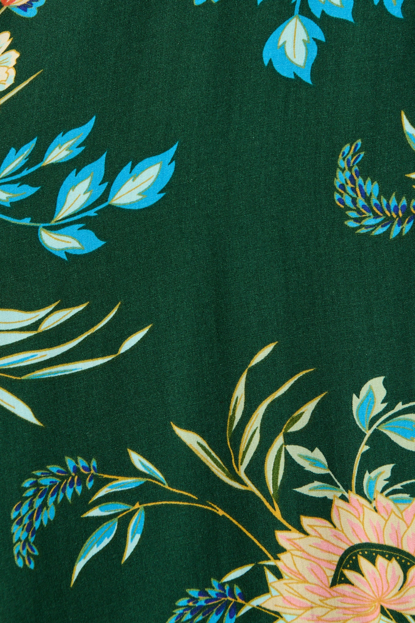 Undine Dress in Emerald with Multi Floral - Image 6