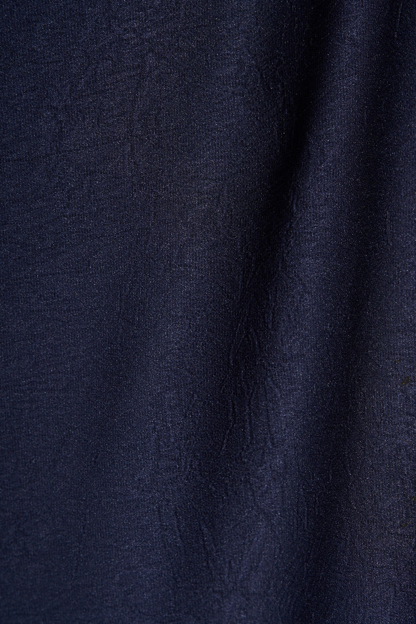 Veiled Illusion Maxi Dress in Navy Satin - Image 7