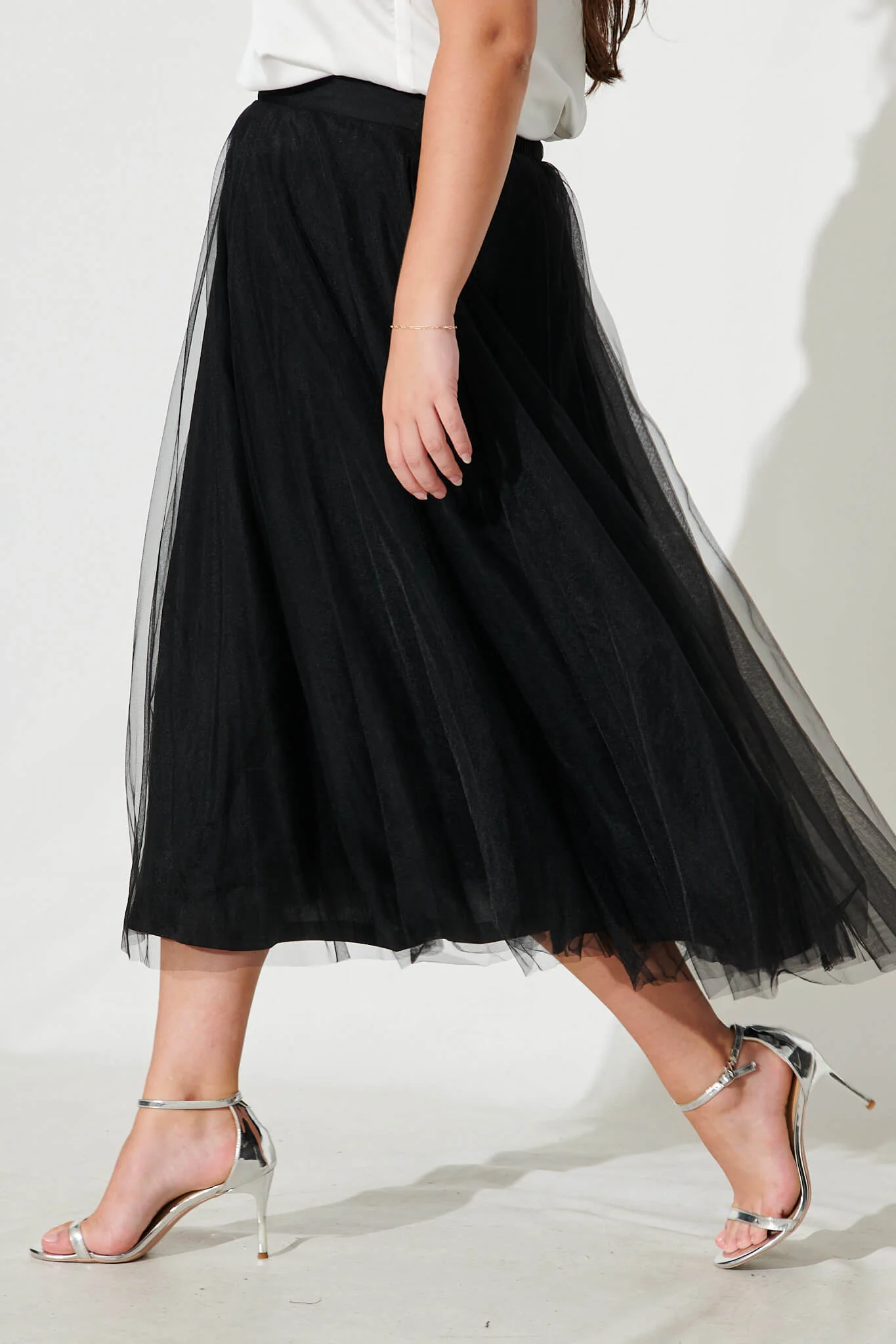 Wannabe Tulle Skirt In Black - Image 8