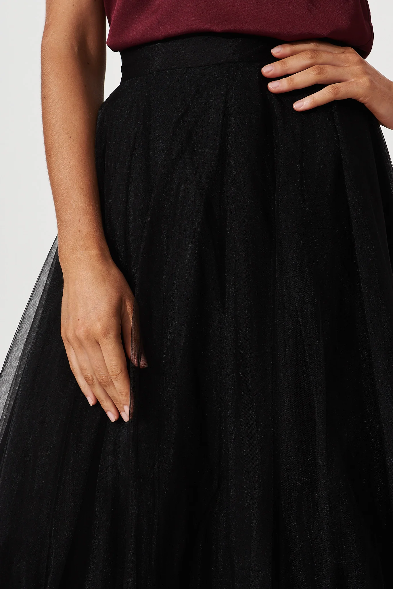 Wannabe Tulle Skirt In Black - Image 9