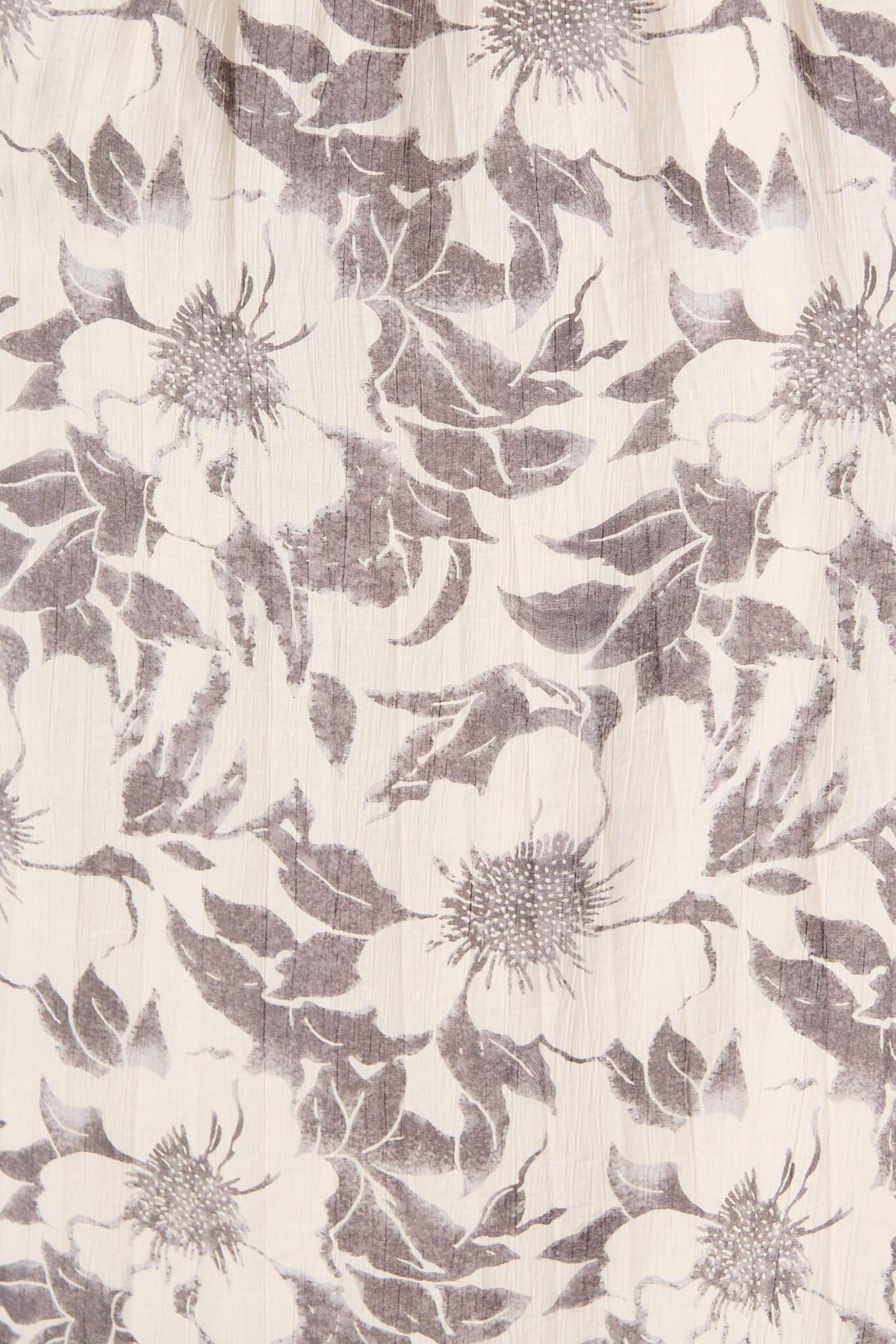 Xanthia Midi Dress in White with Black Flower - Image 6
