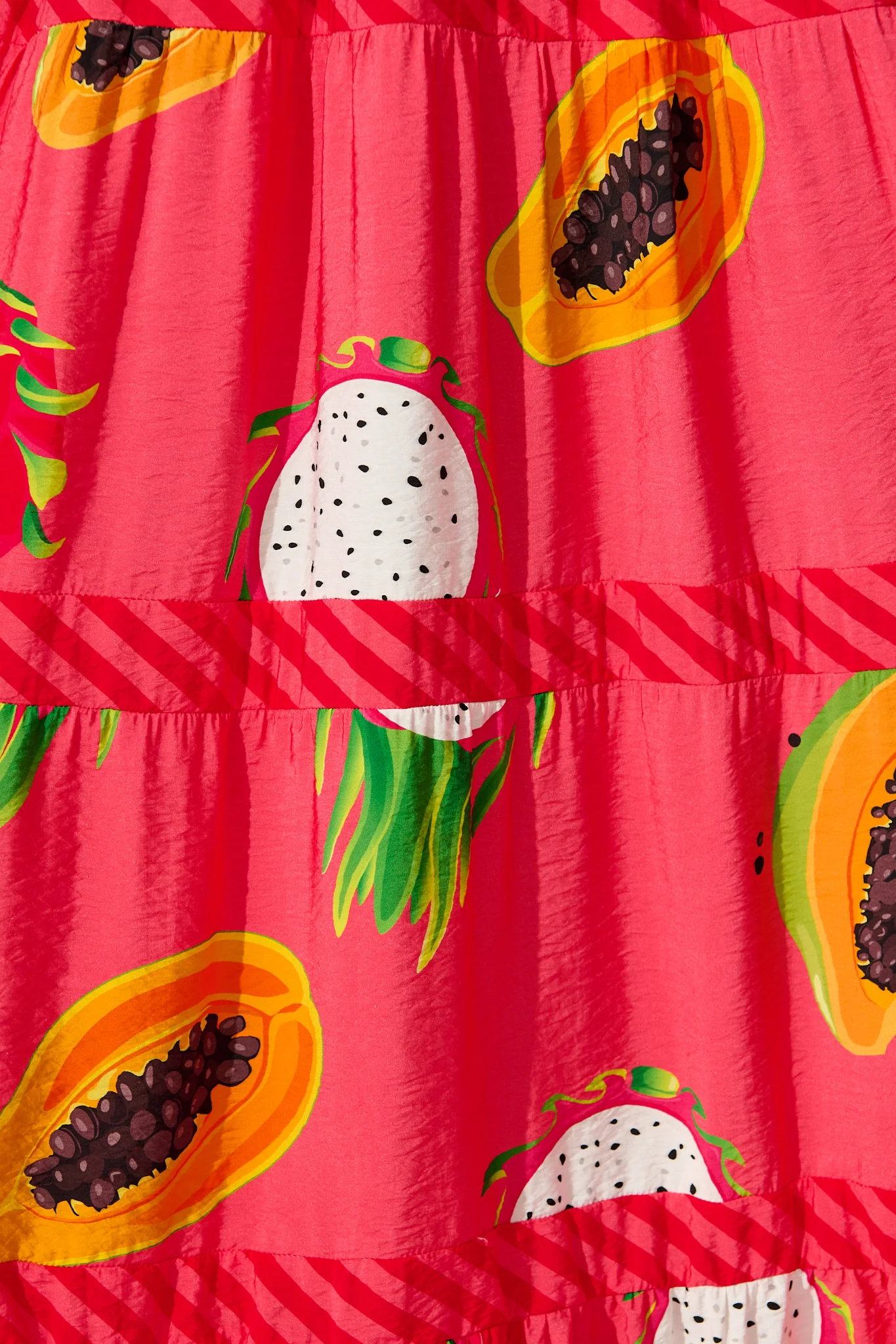Zimi Maxi Sundress in Red Multi Print - Image 6