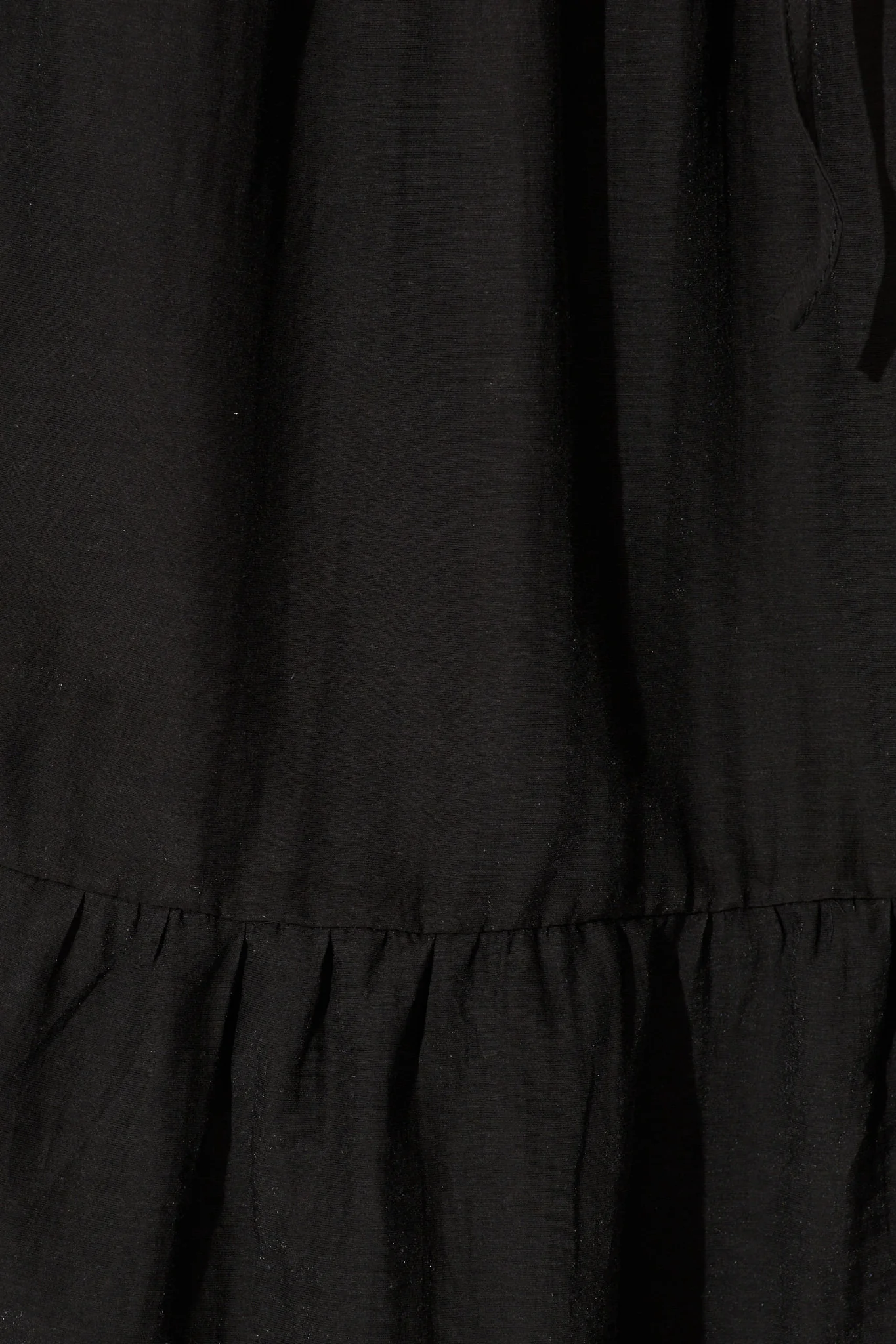 Zoella Maxi Skirt in Black Cotton Blend - Image 6
