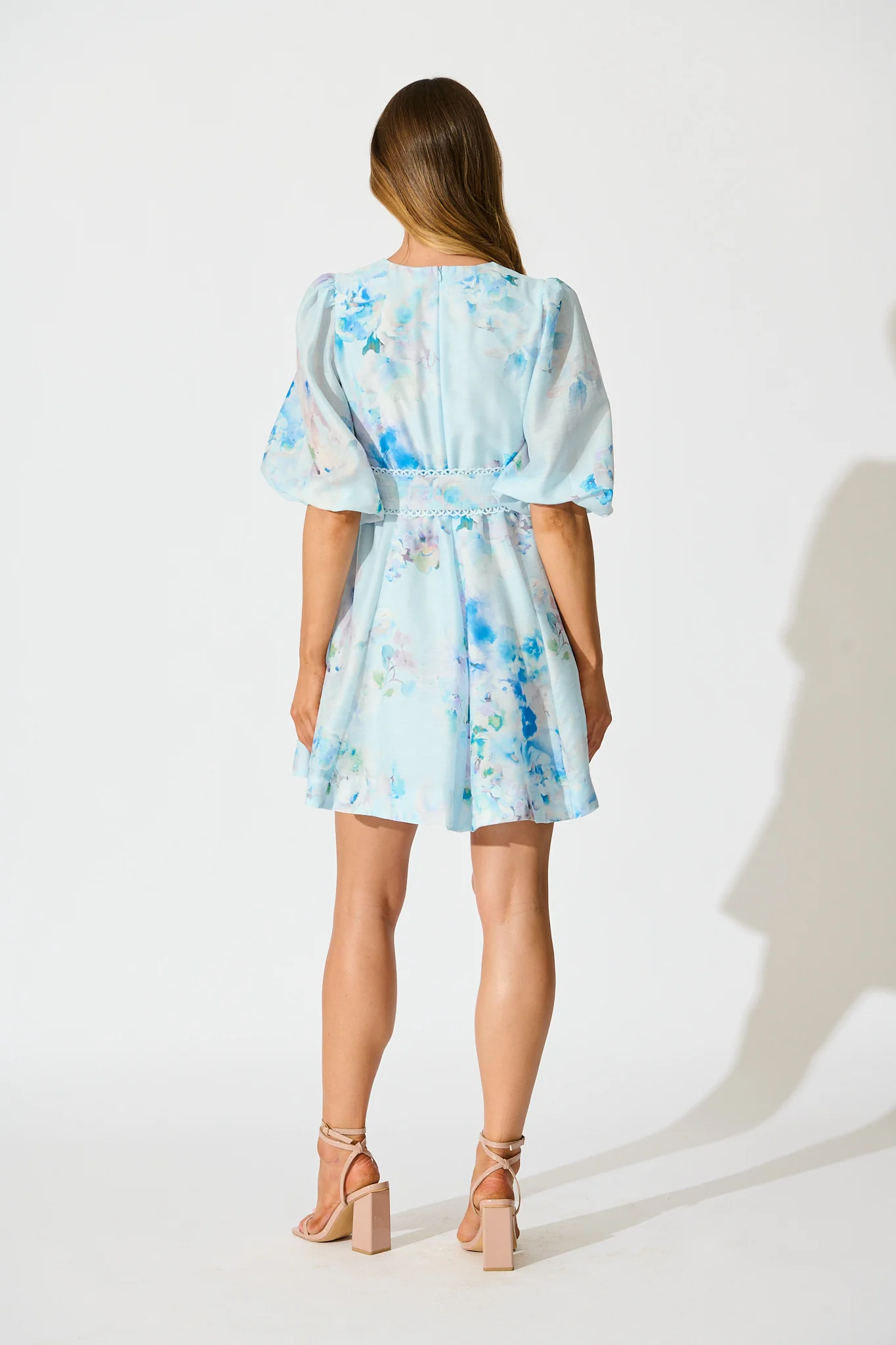 Zoeva Dress in Blue Floral - Image 4